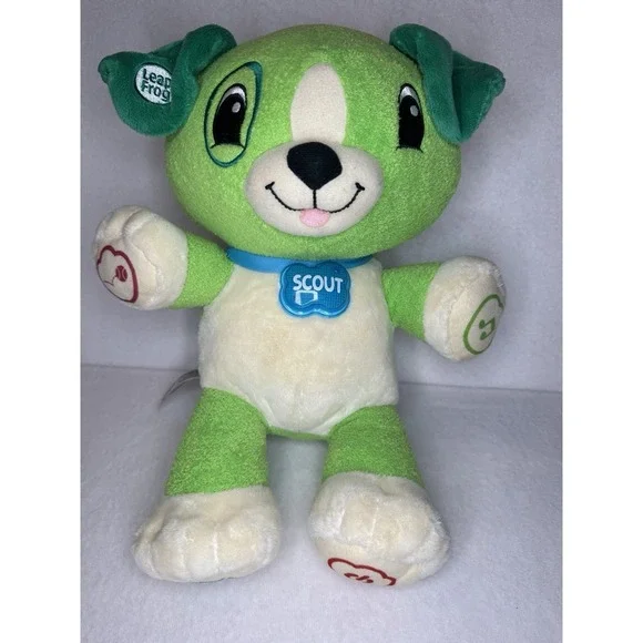 LEAPFROG My Pal Scout Puppy Interactive Toy‎ Plush Dog Tested Working