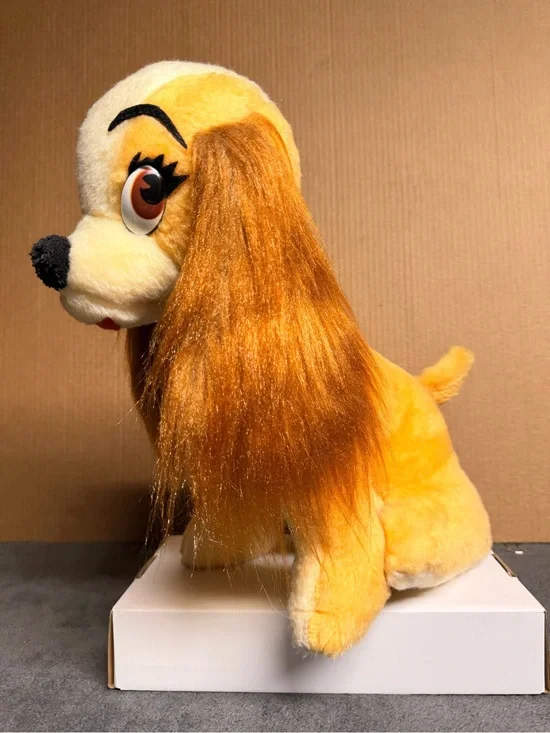Vtg 1970s California Stuffed Toys Disney Lady Plush Dog Long Furry Ears 12