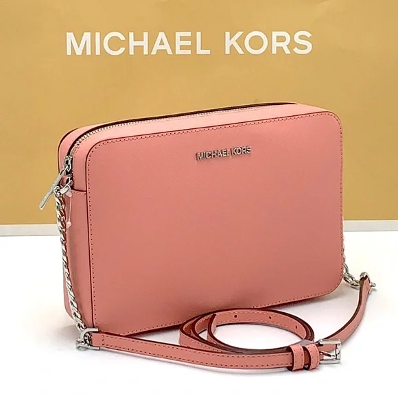 MICHAEL KORS LARGE EAST WEST CROSSBODY PRIMROSE COLOR