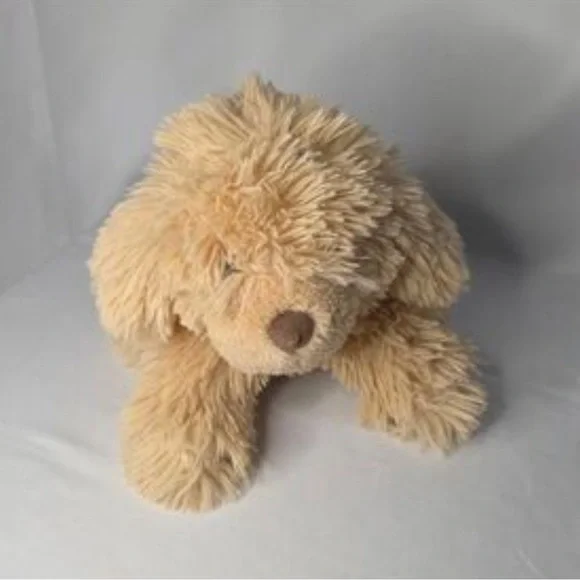 Plush Tan Dog Toy for Pets - Soft Chewable Companion