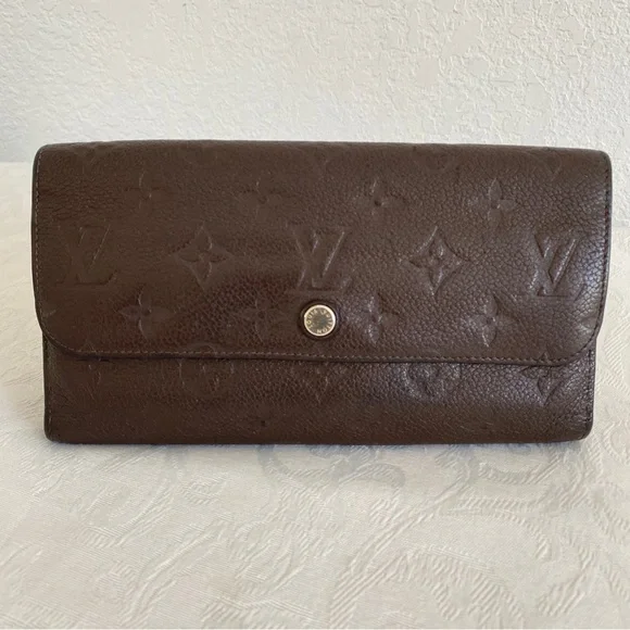 LOUIS VUITTON brown Empreinte Virtuose Wallet