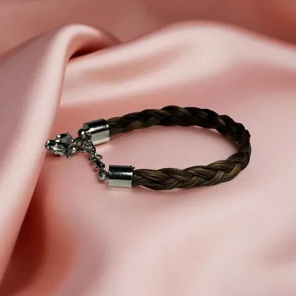 Mustang Horse Hair Bracelet with‎ Charm – Ready to Ship (6