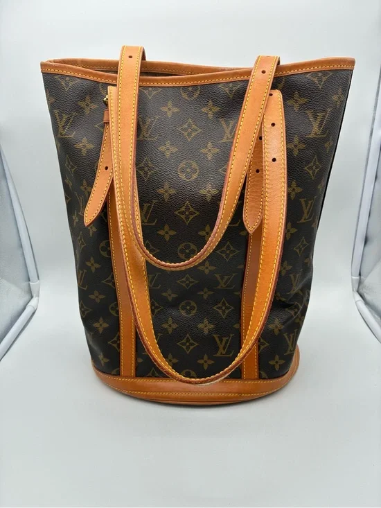 Louis Vuitton Brown Monogram Canvas Bucket bag GM
