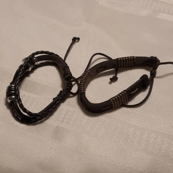 2 Brown Bracelets