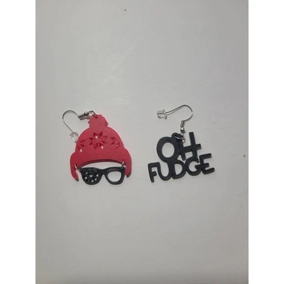 Earrings A Christmas Story Earrings Oh Fudge NEW