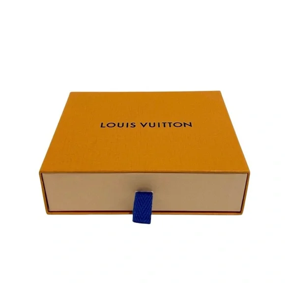 AUTHENTIC LOUIS VUITTON Gift box Drawer style Luxury Presentation Orange Blue