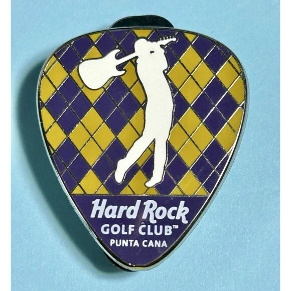 Hard Rock Guitar PickPUNTA CANA,Dominican Republic Hard Rock GOLF CLUB™️HRC Pin