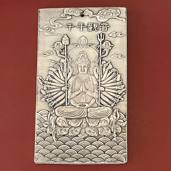 Antique Chinese Longevity Bullion amulets