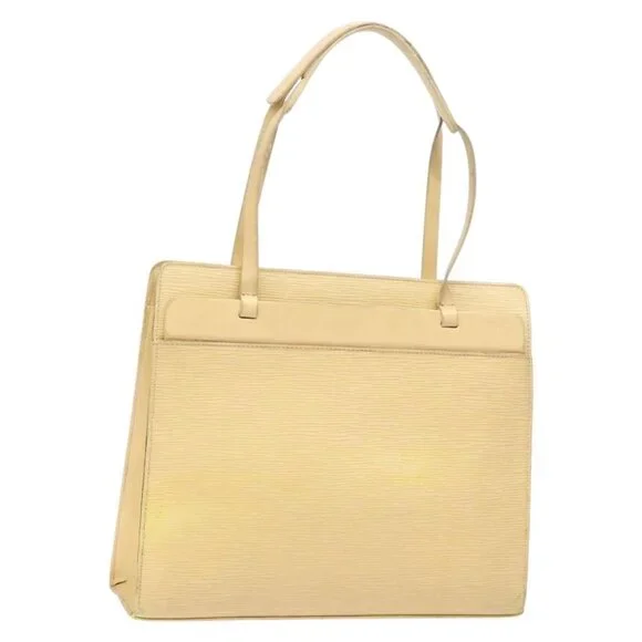 LOUIS VUITTON Epi Croisette PM Tote Bag Vanilla M5249A LV Auth bs28602