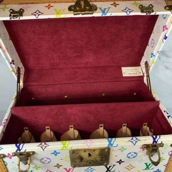 Louis Vuitton Multicolor Boite Pharmacie Monogram Blanc Murakami Trunk LV Case