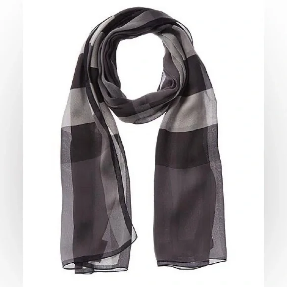 Burberry Scarf “The Lightweight Silk Scarf”
