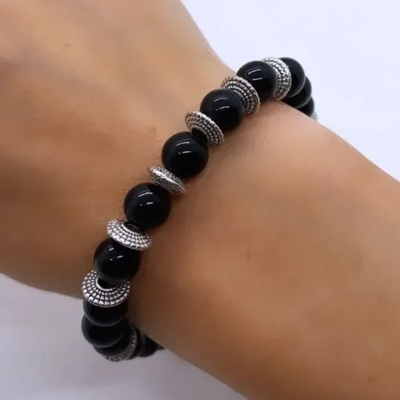 NWT Wool + Pepper Co. Men’s Beaded Bracelet