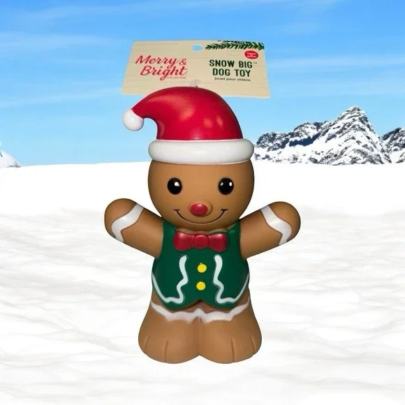 Merry & Bright Snow Big Gingerbread L 9