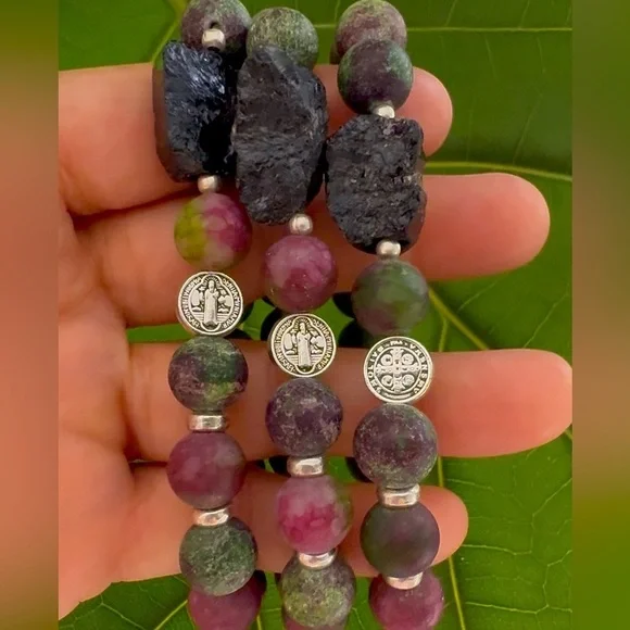 Tourmaline Beaded Bracelet