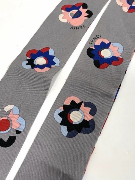 Fendi Silk Twilly Scarf