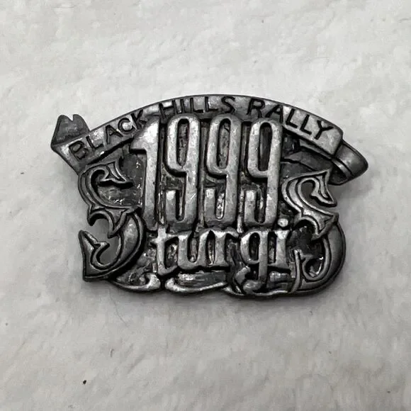 Vintage 1999 STURGIS Black Hills Rally Pin Designer Line Pewter