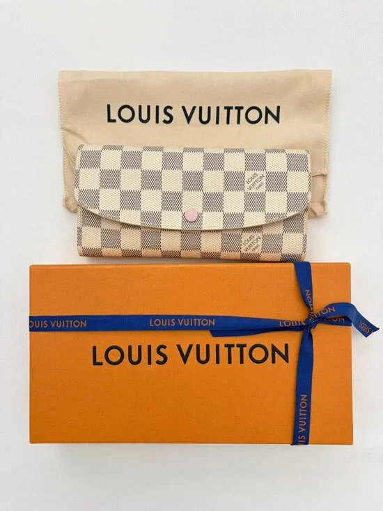 Louis Vuitton Emilie Damier N41625 Azur Canvas Wallet