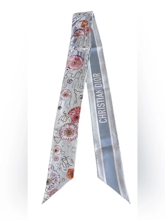 Dior Jardin D’hiver Mitzah Silk Scarf