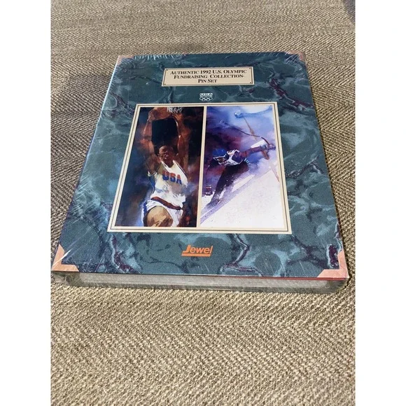 Jewel‎ Authentic 1992 U.S. Olympic Fundraising Collection Pin Set Brand New Vtg