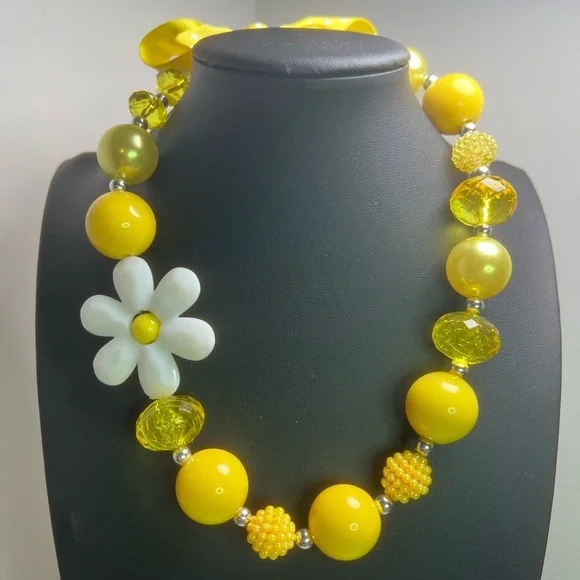 Colorful Kids Acrylic Beaded Necklace D13