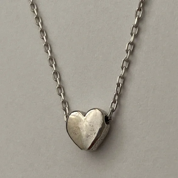 925 Silver heart necklace
