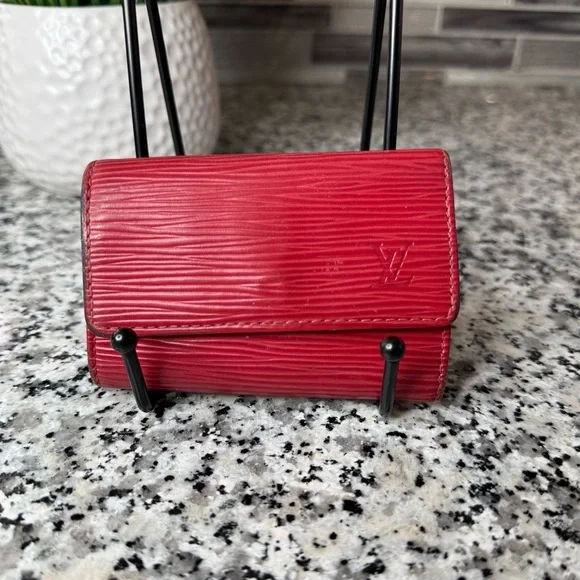 Louis Vuitton | Red Epi Leather 6 Key Holder