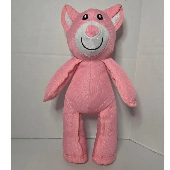 Tuffy Pig Heavy Duty Dog Toy 10in Pink Excellent Plush Toy