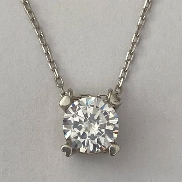 925 silver cz cubic zirconia necklace