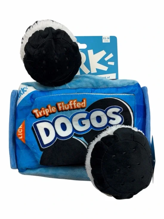 NWT | BarkBox Dogo Dunkers Triple Fluffed Plush Dog Toy