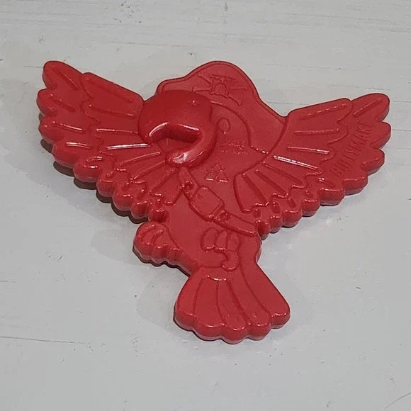 NEVER USED Bullymake Red Parrot Pirate Tough Nylon Dog Chew Toy 6