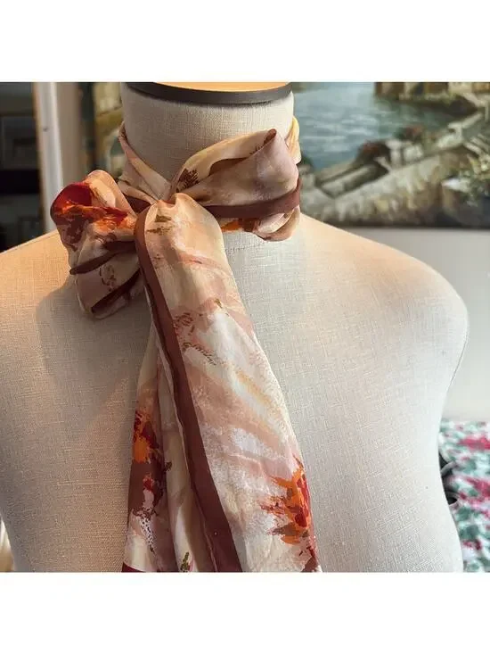 Bill Blass vintage  silk Splash Scarf