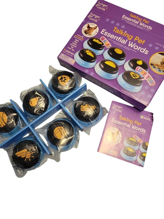 Learning Resources Hunger For Words Talking Pets Interactive Brain Game For Dogs
