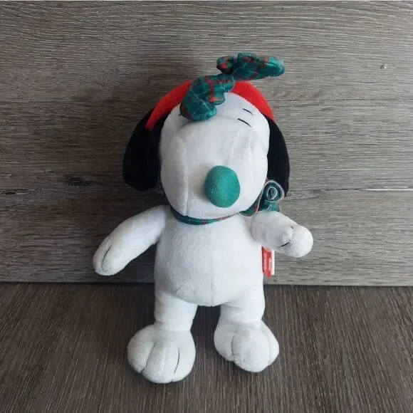 Peanuts for Pets Holiday Snoopy Reindeer Squeaky Dog Fetch Toy 9