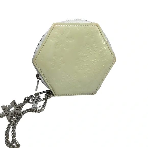 Louis Vuitton Porte Monnaie Flocon Bag Charm/Coin Purse Snow Flake
