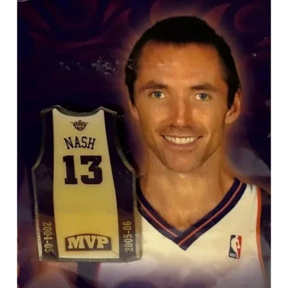 2007 NBA Phoenix Suns Steve Nash 2x NBA MVP -Classic Collectible pin