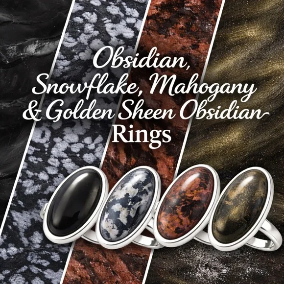 Obsidian Rings