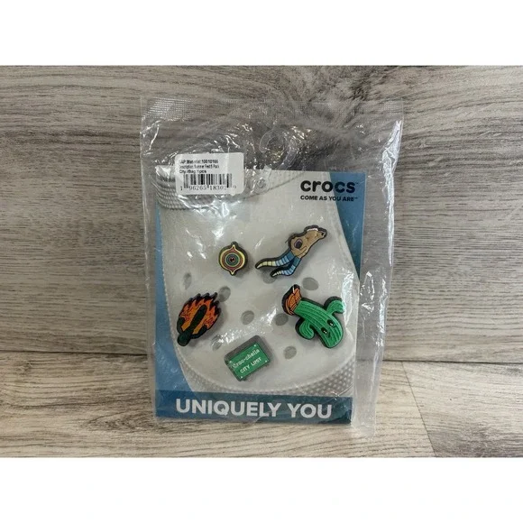 Crocs Jibbitz 5-Pack Summer Shoe Charms Jibbitz Desert Music Festival Coachella