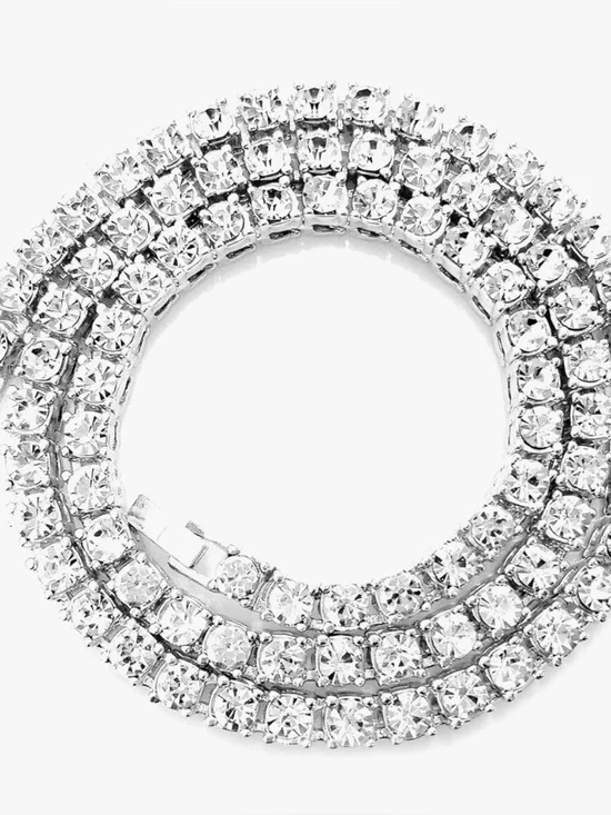 Silver Cuban Link Chain for Men Miami Cuban Link Chain Silver Cuban Chain 18