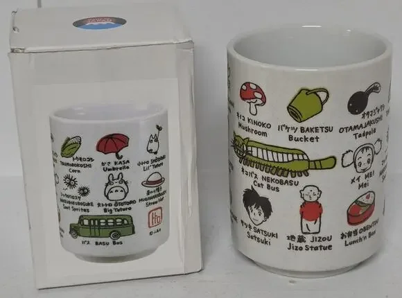 Studio Ghibli Totoro Stoneware Mug Benelic Japan w/ Box 4