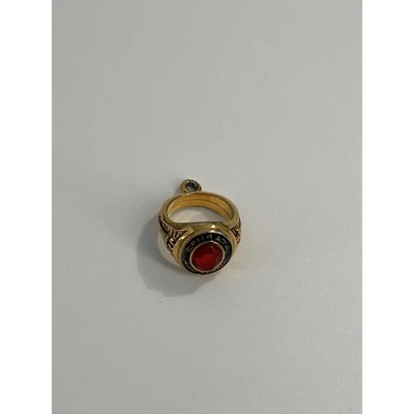 Vintage Gold Plated Ephrata High School Class Ring Pendant Stamped