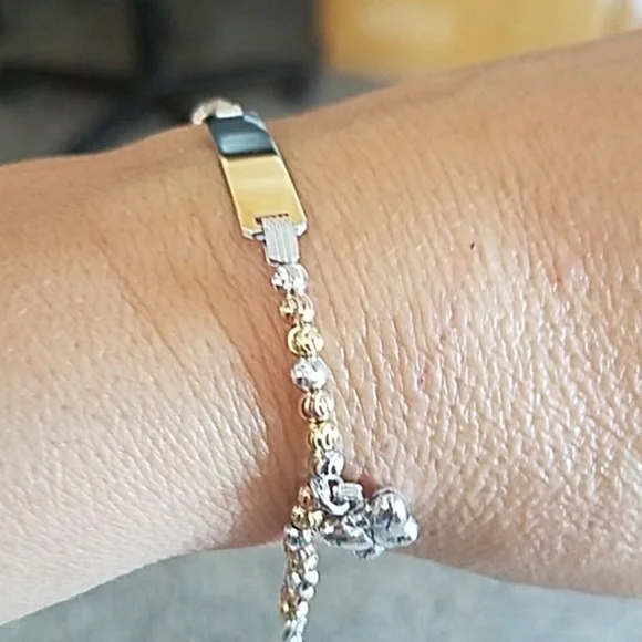 Kids ID Bracelet 3D Butterfly Beaded!.