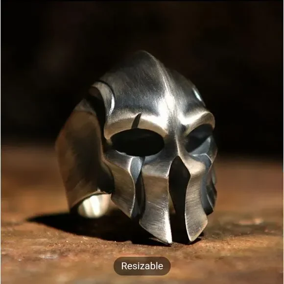 Spartan Helmet Ring