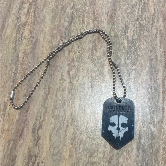 Call of Duty Dog Tag Necklace