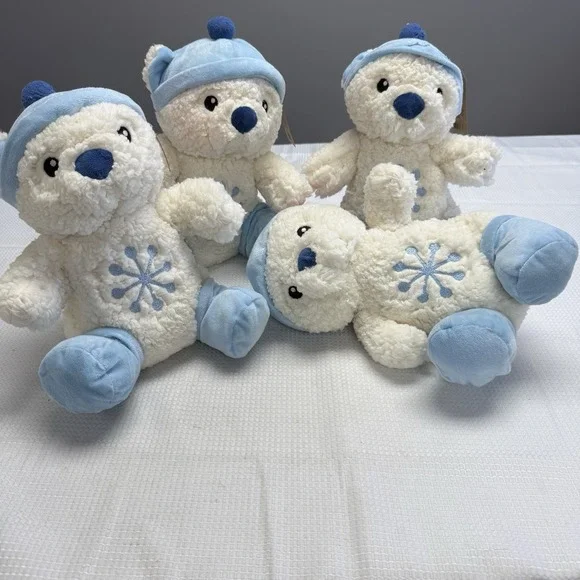 Lot‎ Of 4 2025 Petsmart Dog Toy Stuffed Journey Bear Squeaky Chew Plush 11
