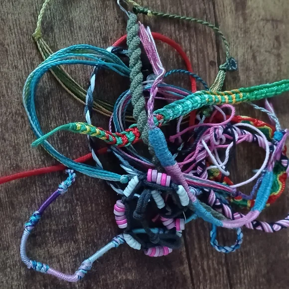 Large bundle of bracelets