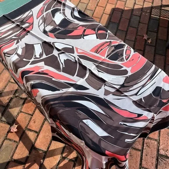 Emilio Pucci 100% Silk Scarf NWT