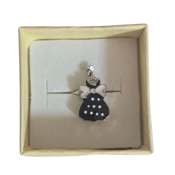 Adjustable Black Dress Kid's‎ Ring (NWOT)