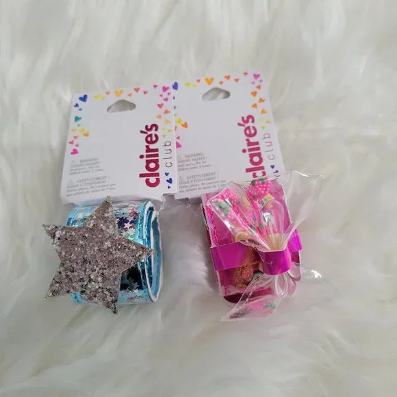 Claire's Slap Bracelet Set