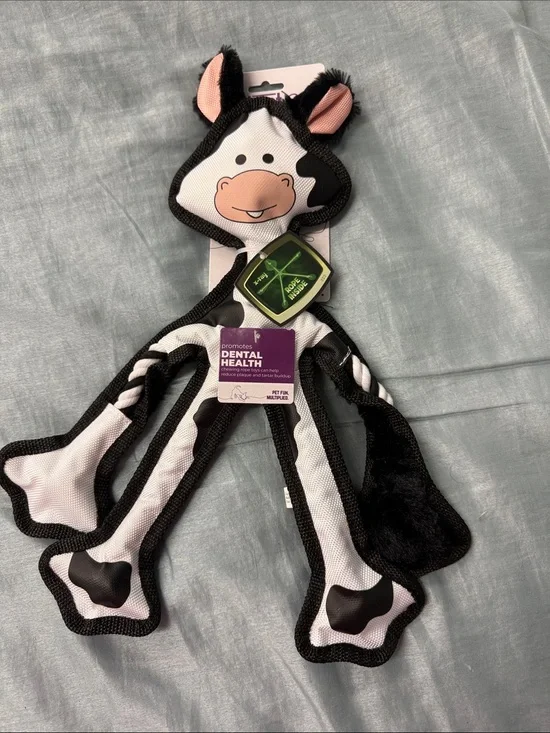 Cow Dog Toy - Promotes Dental Health