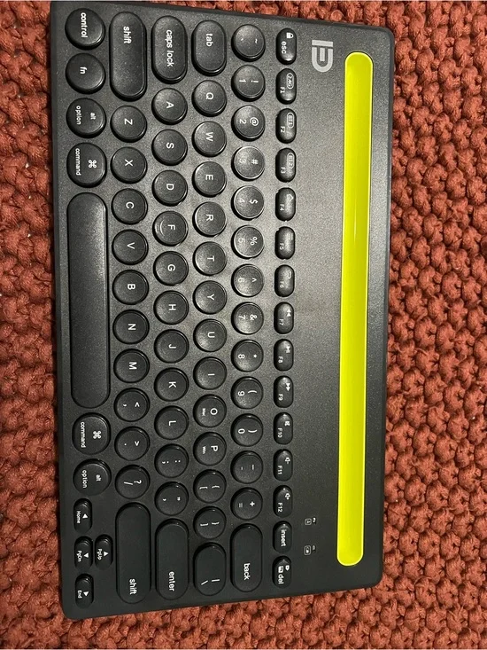 IP Bluetooth Wireless Keyboard with Lime Accent